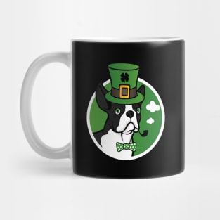 Leprechaun Boston Terrier Funny St. Patrick's Day Mug